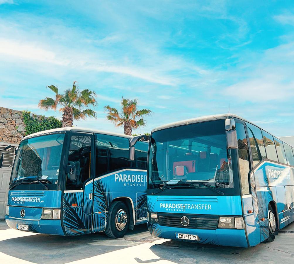Paradise Beach Camping Platys Gialos  Luaran gambar