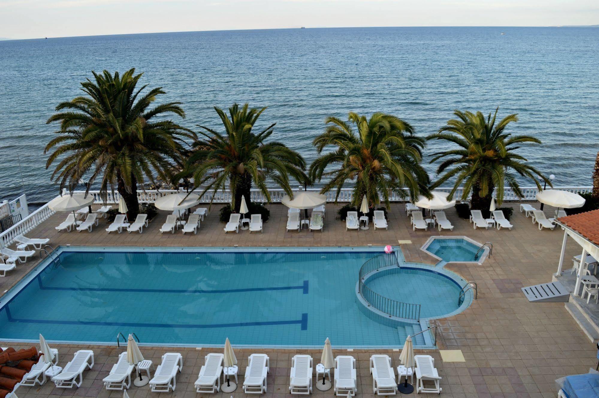 Paradise Beach Camping Platys Gialos  Luaran gambar